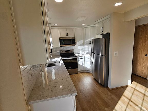 Kitchen from dining area