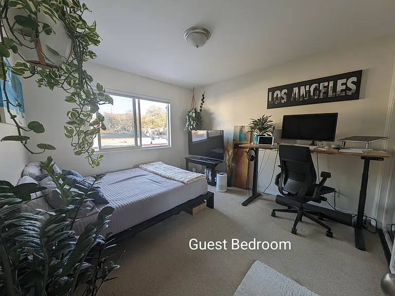 The guest bedroom/office.