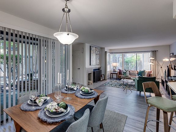 Park in Bellevue Model Dining Room and Living Room