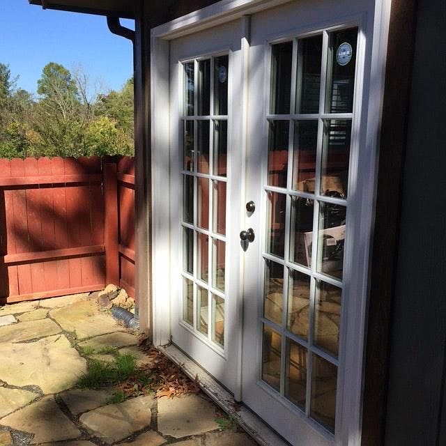 French Doors to side patio