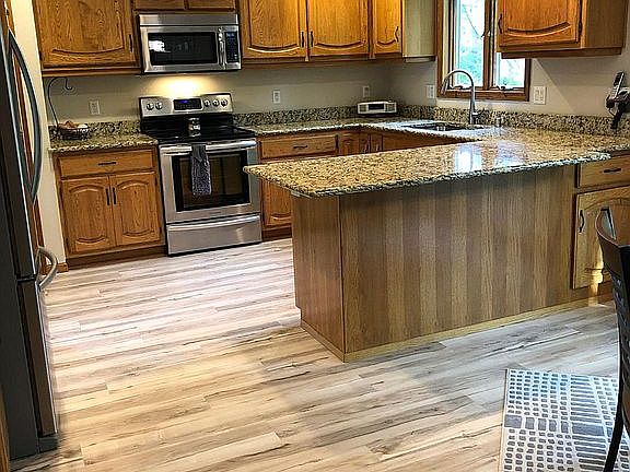 Updated bright kitchen