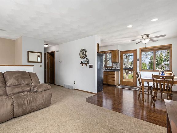 LR open to Kit/dining