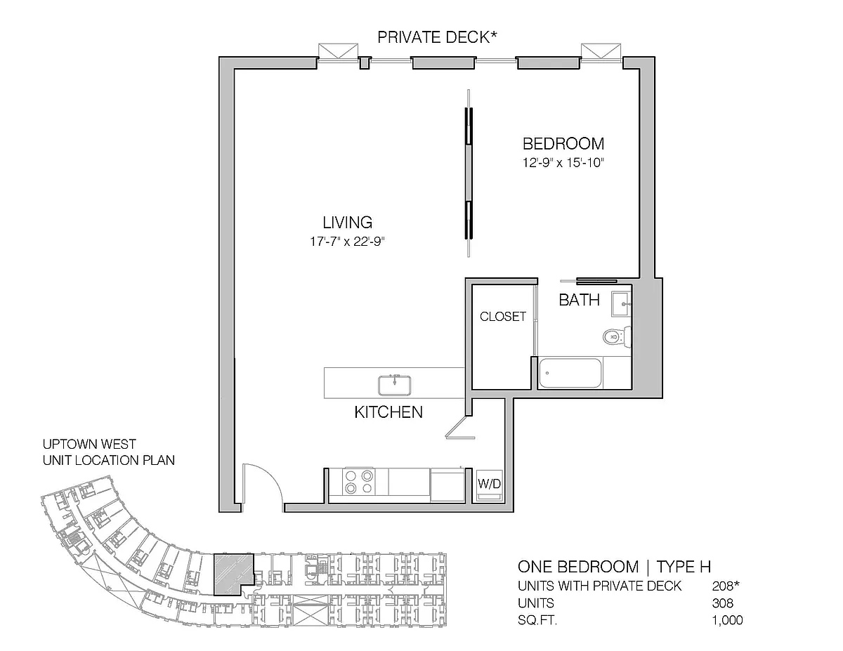 Floor plan uw1-1000
