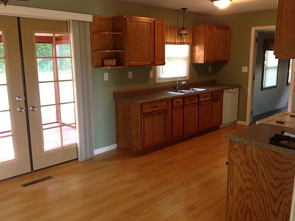 Large kitchen with pantry