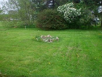 Nice deep back yard.