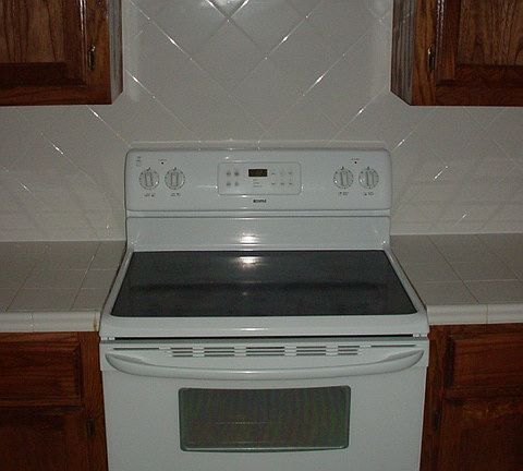 Smooth top stove