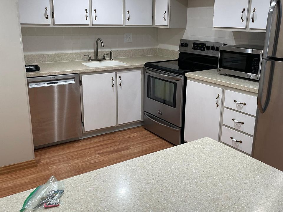 Updated Kitchen with stainless steel appliances.