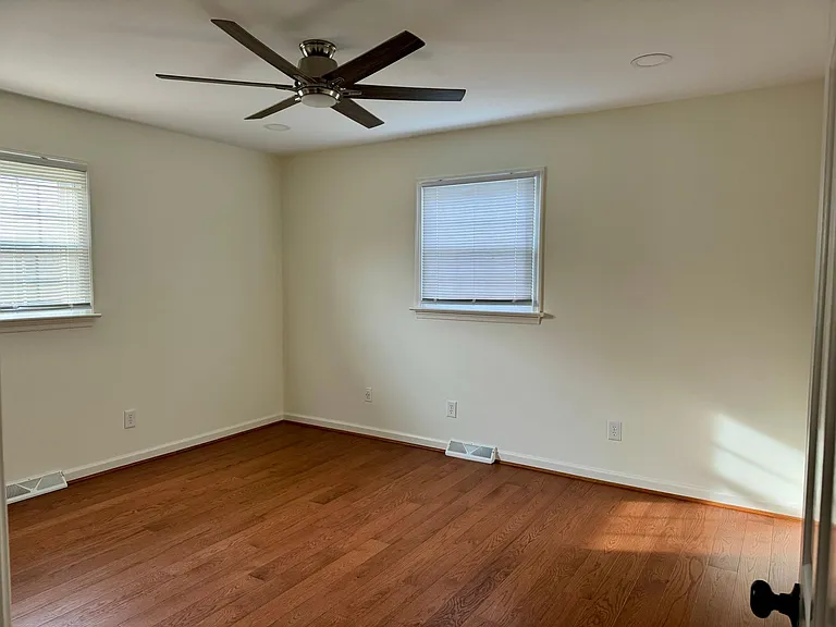 The primary bedroom has a spacious closet and full bathroom.