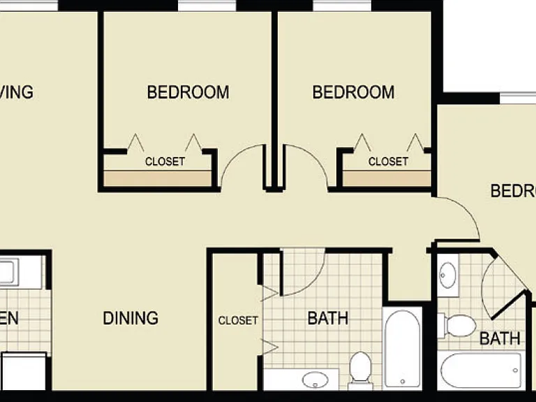 Beason 3x2 Floorplan Beason 3x2 Floorplan