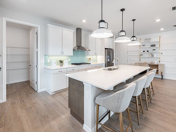 Kitchen and spacious pantry