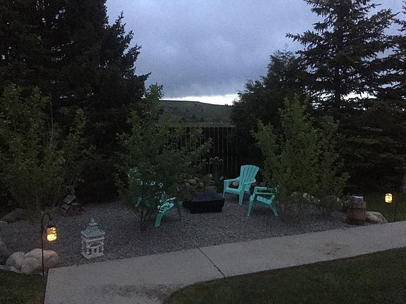 Fire pit area
