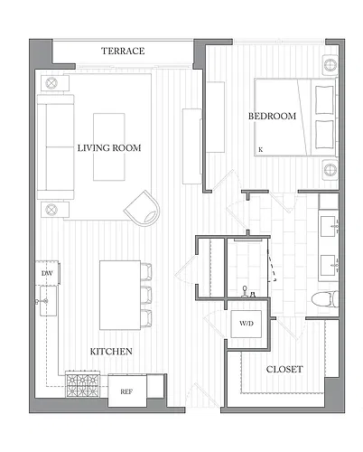 Floor plan 1C