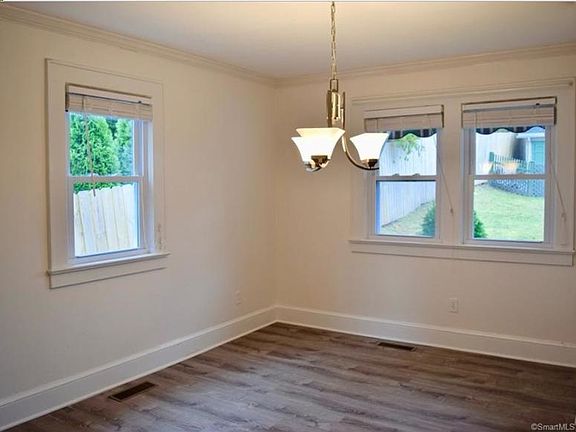 Dining room with closet