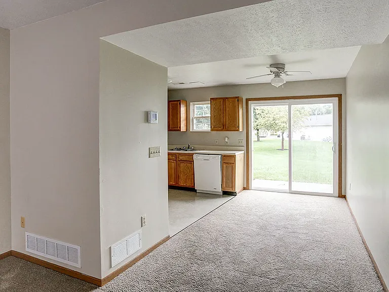 Kitchen and dining area
