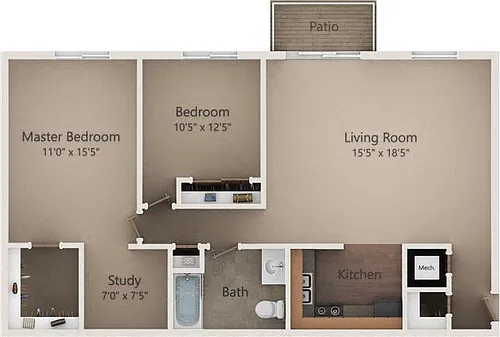 Floor plan The Oak II