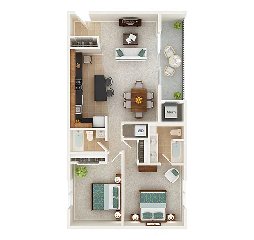 Floor plan Magothy