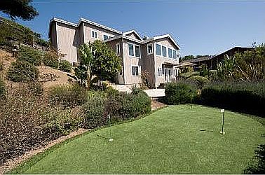 Rear View of home & Putting Green