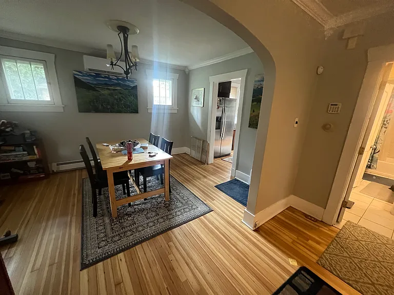 Dining Room with newly refinished floors