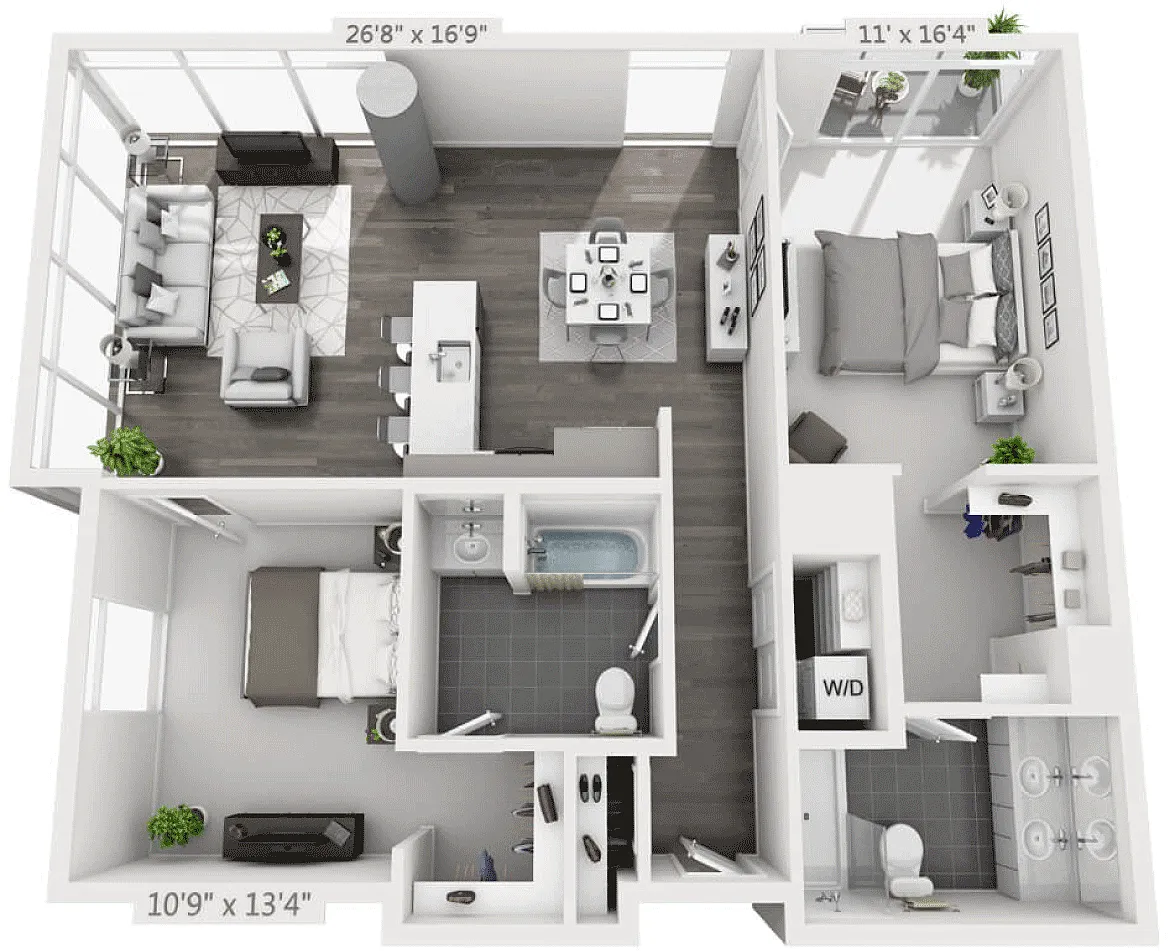 Floor plan B8
