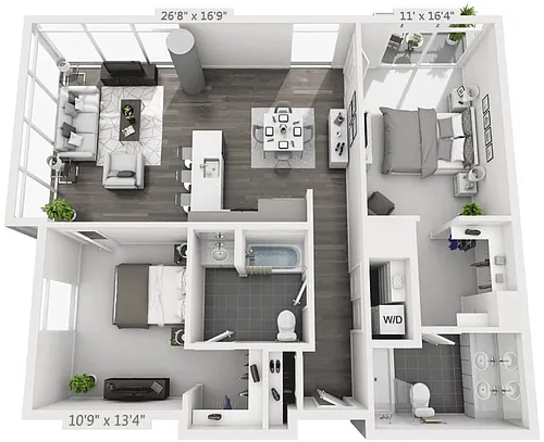 Floor plan B8