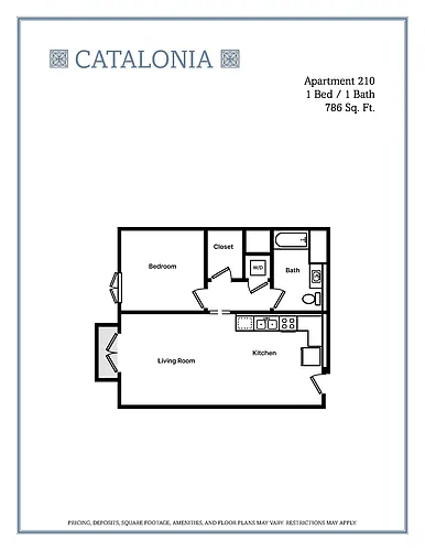 Floor plan C1 - 210