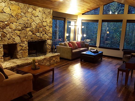Large open space living room