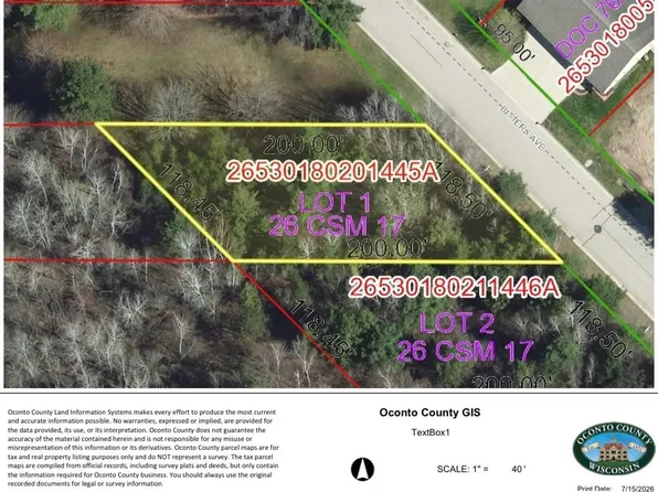 Bitters Ave #1, Oconto, WI 54153