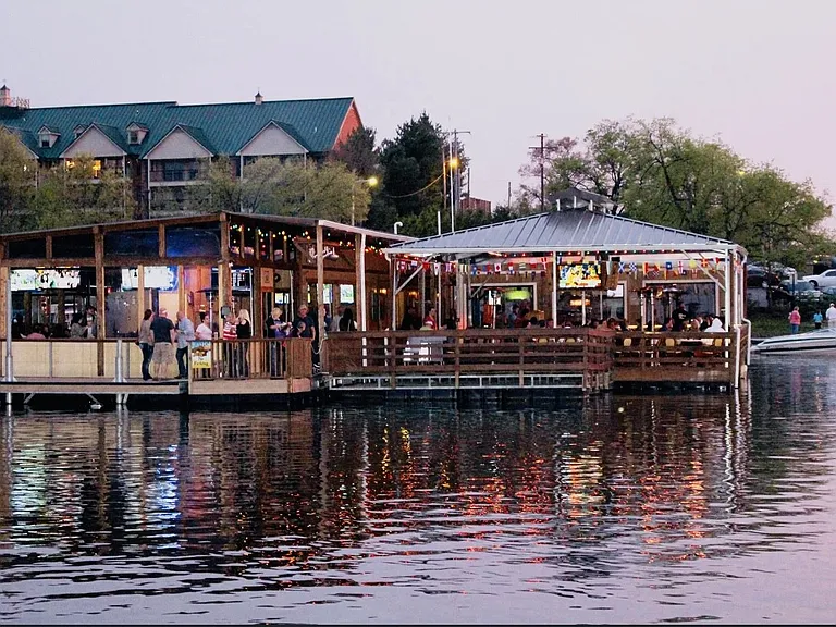 Just a few minutes of walking, and you are hanging out with the locals at the Blue Turtle May Marina
