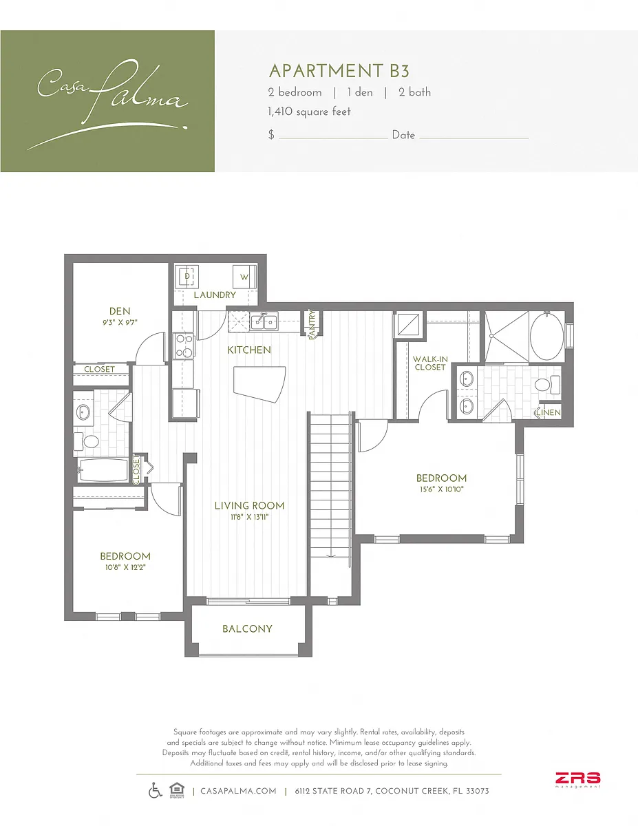 Floor plan B3