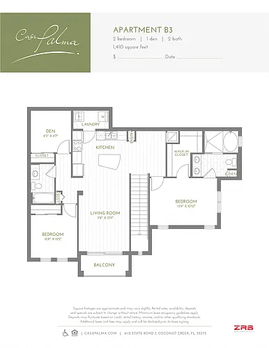 Floor plan B3
