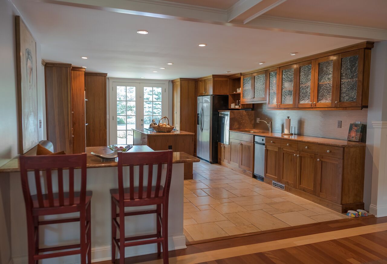  With doors leading out to the patio