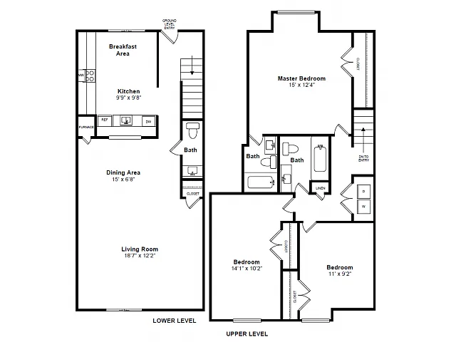 Floor plan The Newbury