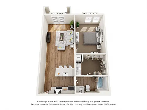Floor plan A1G