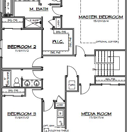 The Northfield upper floor