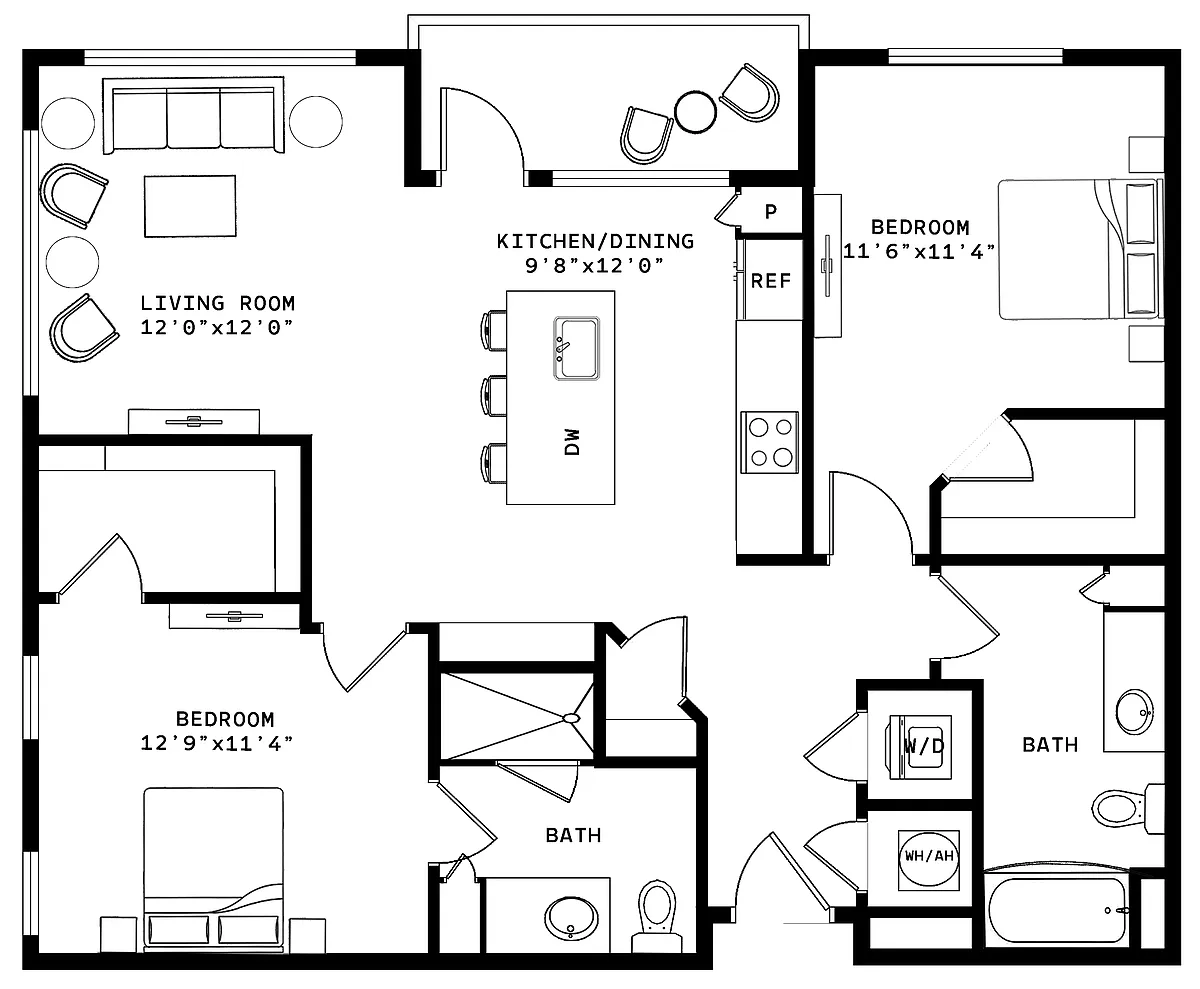 Floor plan Morgan