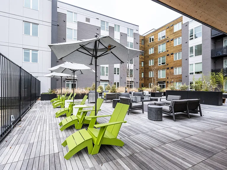 Elevated outdoor living spaces perfect for hosting guests.