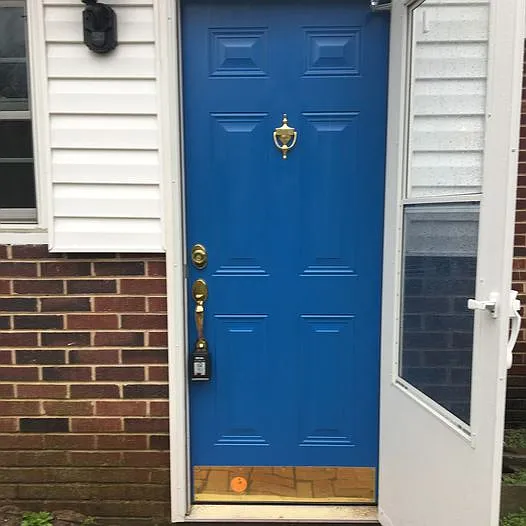 rear entrance to laundry room from parking area