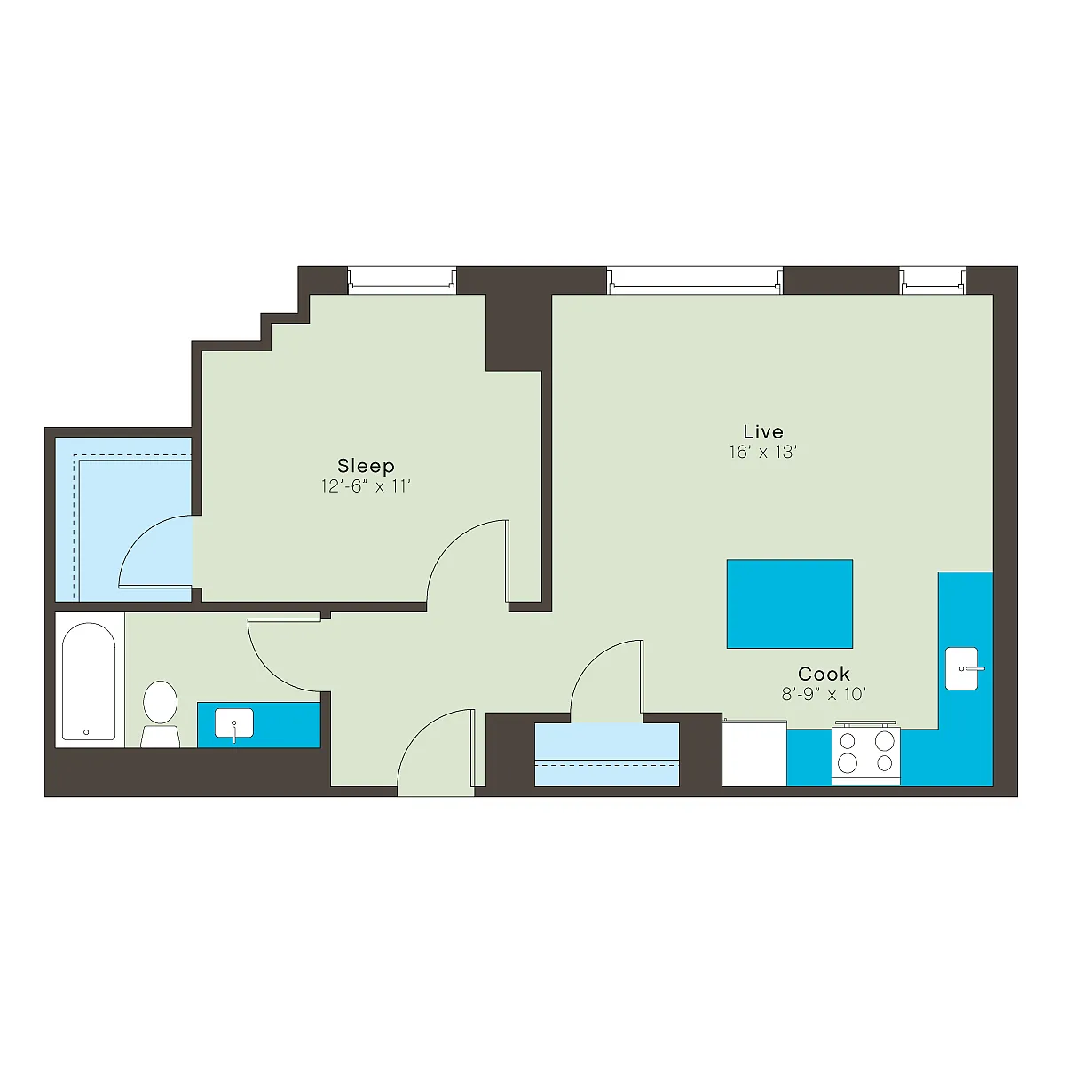 Floor plan 214e-1bT19