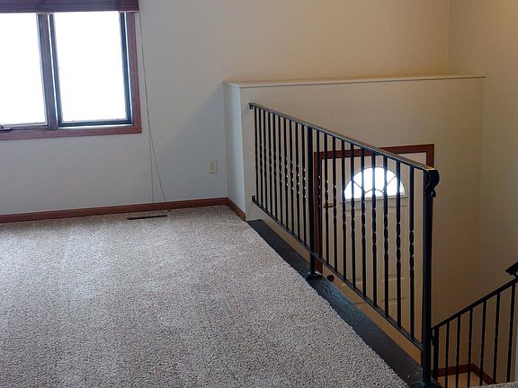 Stairs leading to living room
