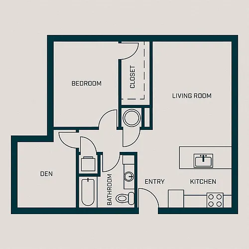 Floor plan The Hastings