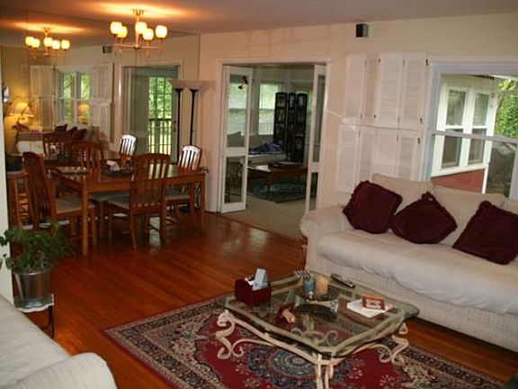 living, dining, sunroom