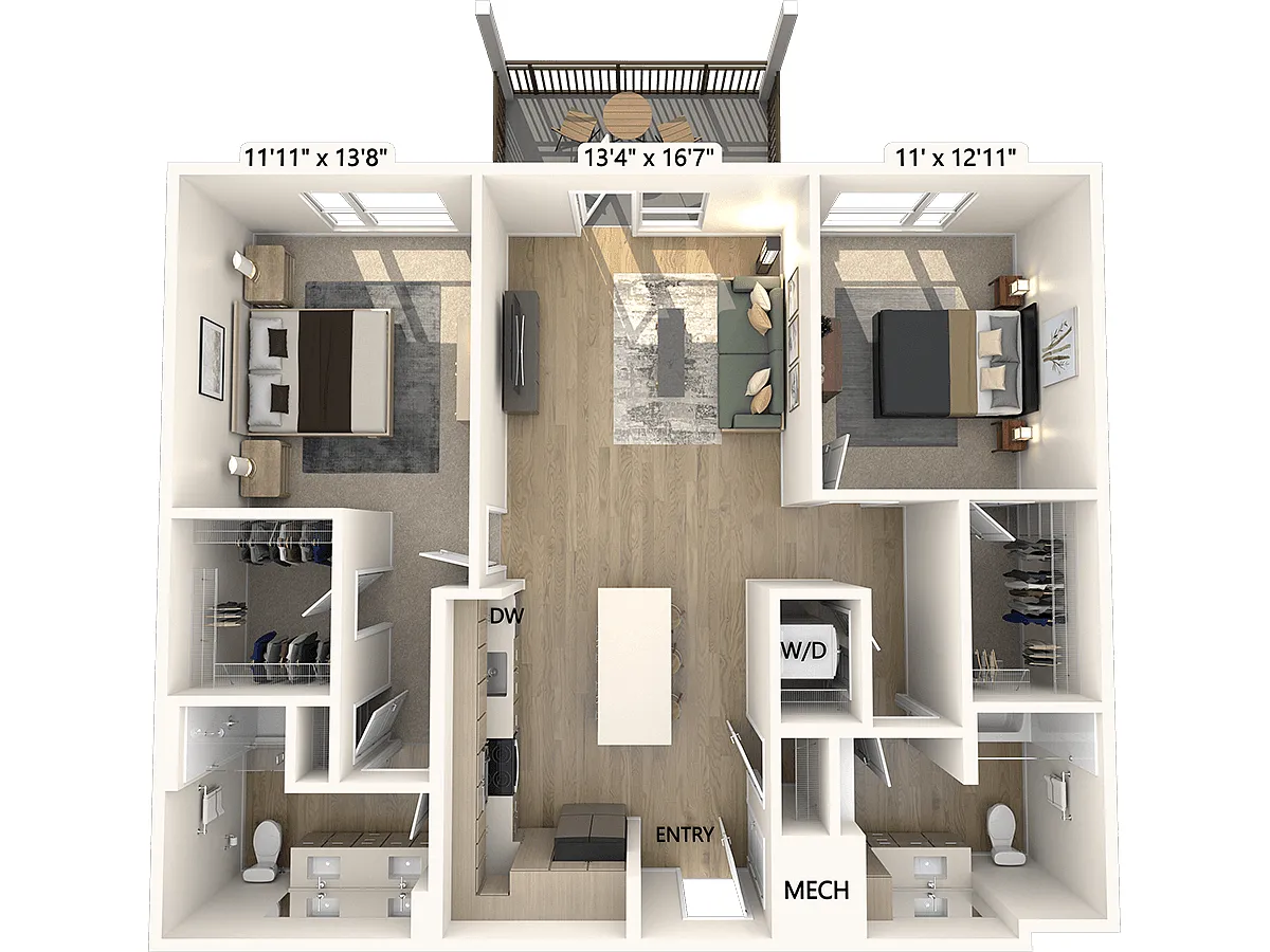 Floor plan B19-1184sf