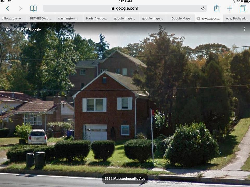 5518 Mass Ave - Front yard view