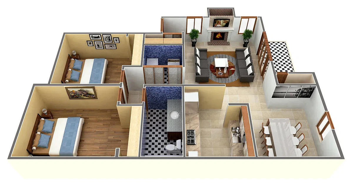 Floor plan 2X1
