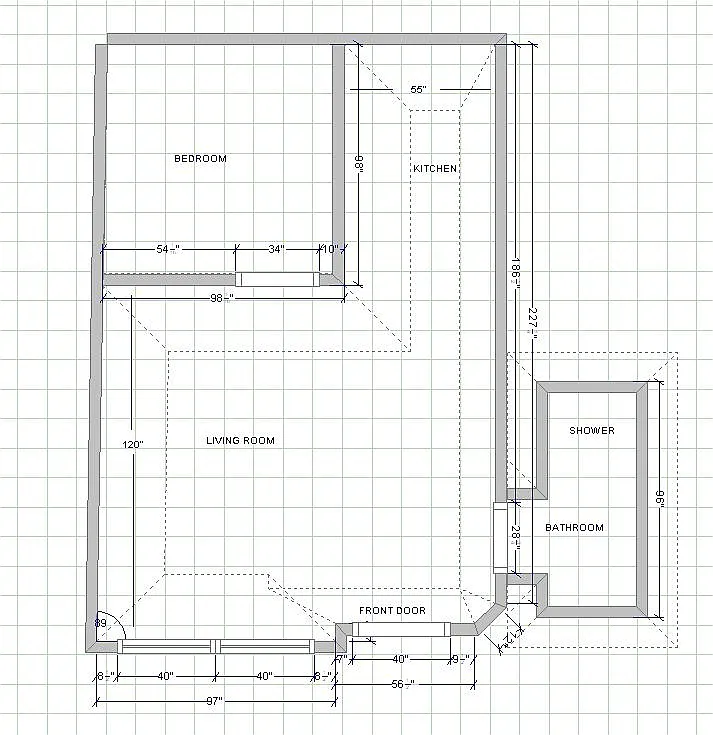 Floor plan Junior 1-Bedroom