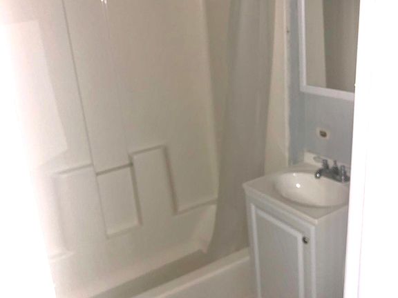 New bath with new tile floors