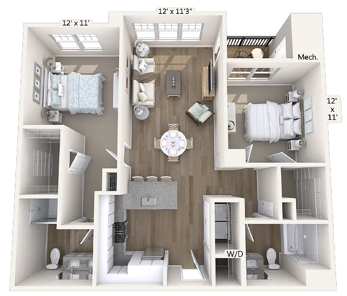 Floor plan B6-7202-1096-sqft
