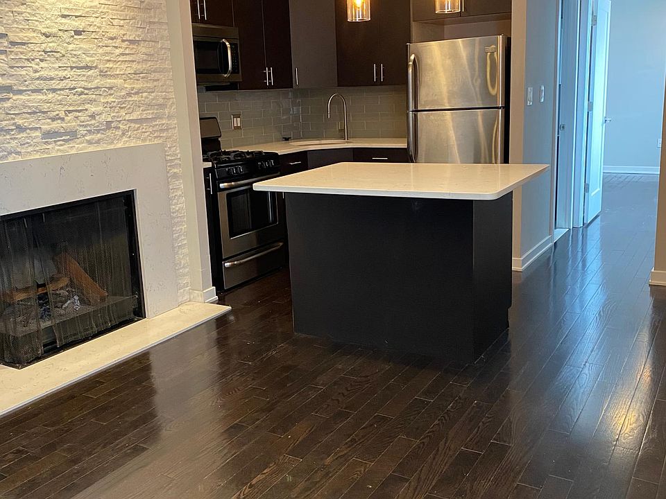 Kitchen and Fireplace