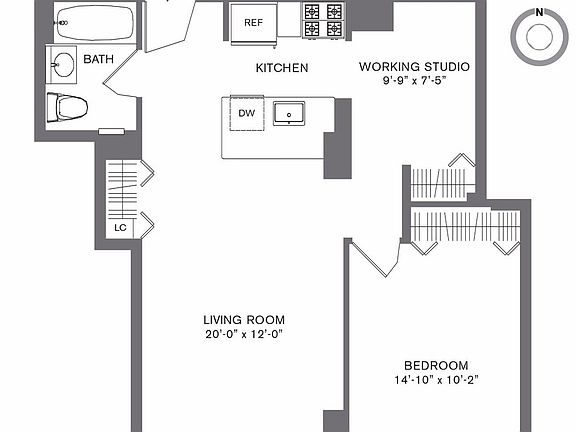 2nd image of 88 Leonard St APT 812