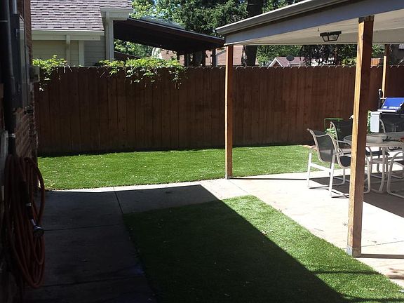Backyard, patio, garden